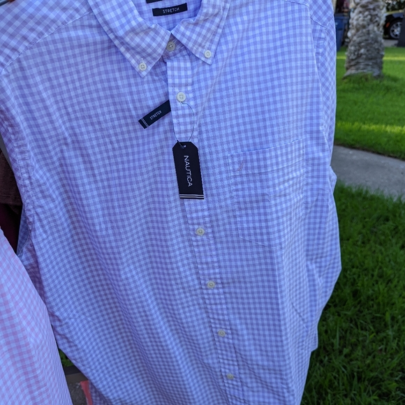 Men Nautical Dress Shirt - Picture 1 of 1